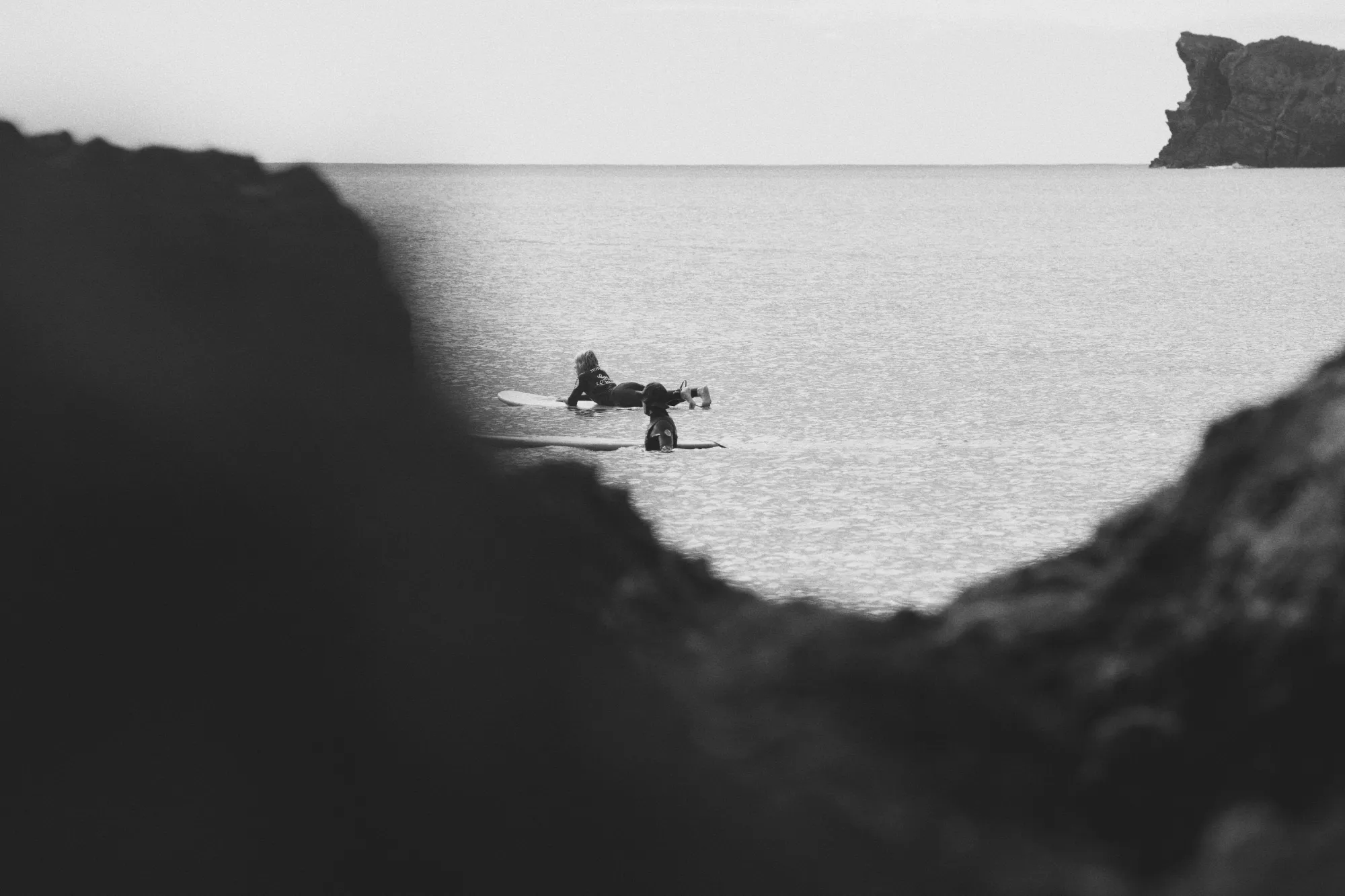 Surfing at Black Sand Box, São Miguel
